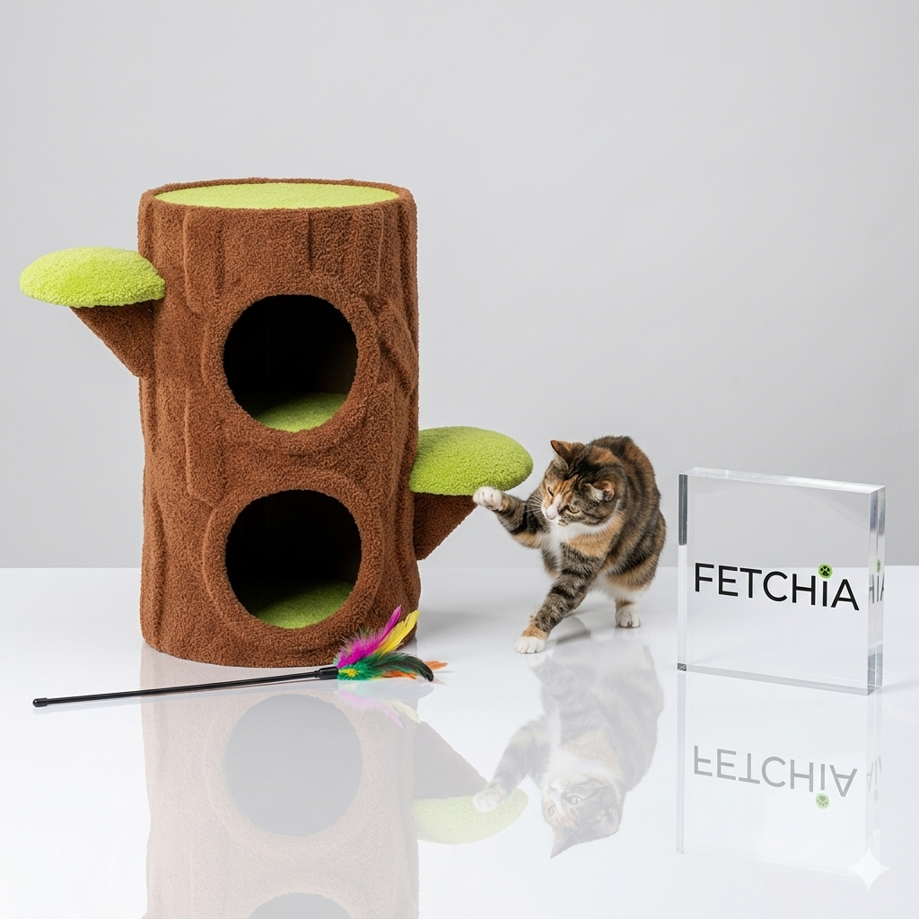 The PurrVilla — Luxury Multi-Layer Cat Condo
