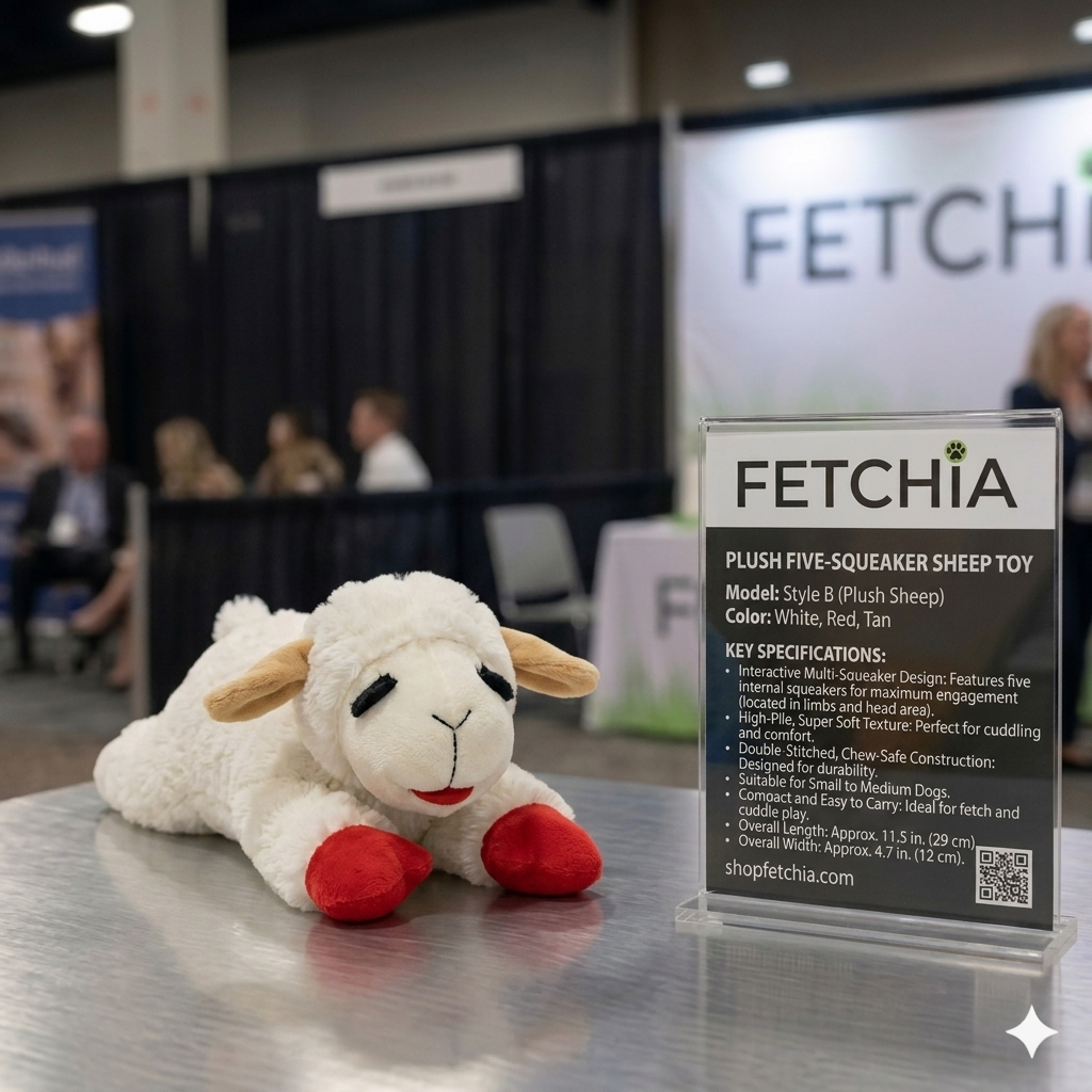 The LazyLamb — Cuddle & Squeak Plush Companion