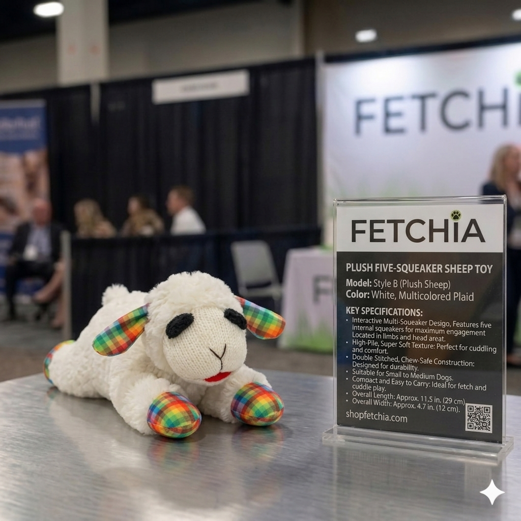 The LazyLamb — Cuddle & Squeak Plush Companion